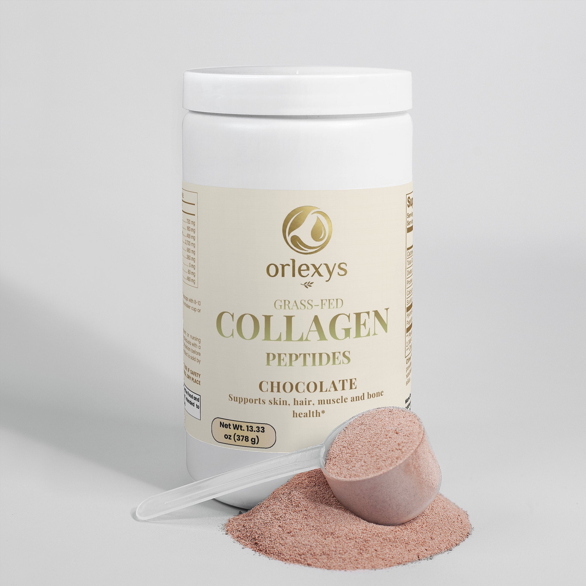 Grass-Fed Collagen Peptides Powder (Chocolate)